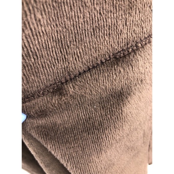 SOFT SURROUNDINGS  Brown Drape Vienna Vest Large Soft Fleece Lined Pockets - Picture 9 of 11